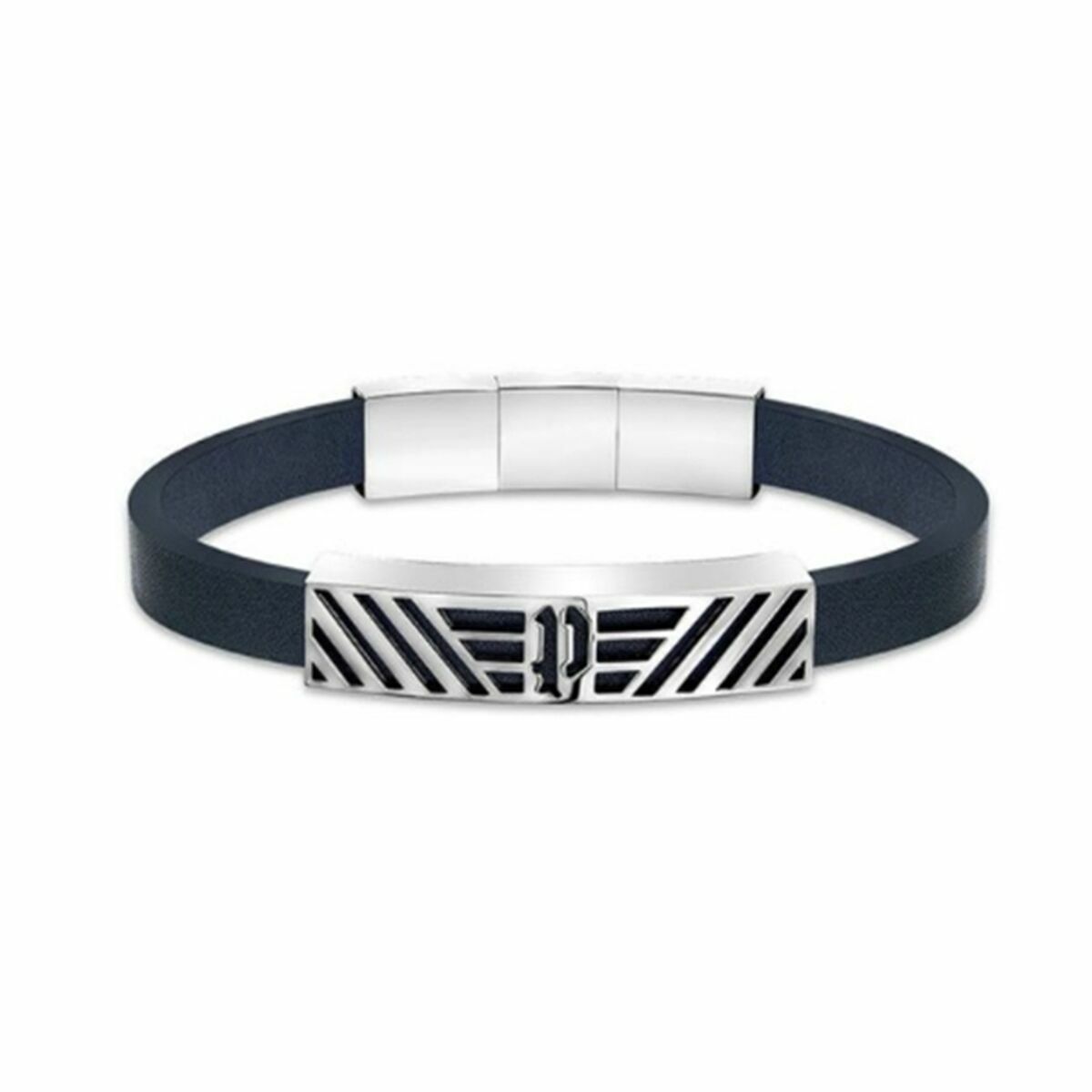 Men's Bracelet Police Leather 19 cm